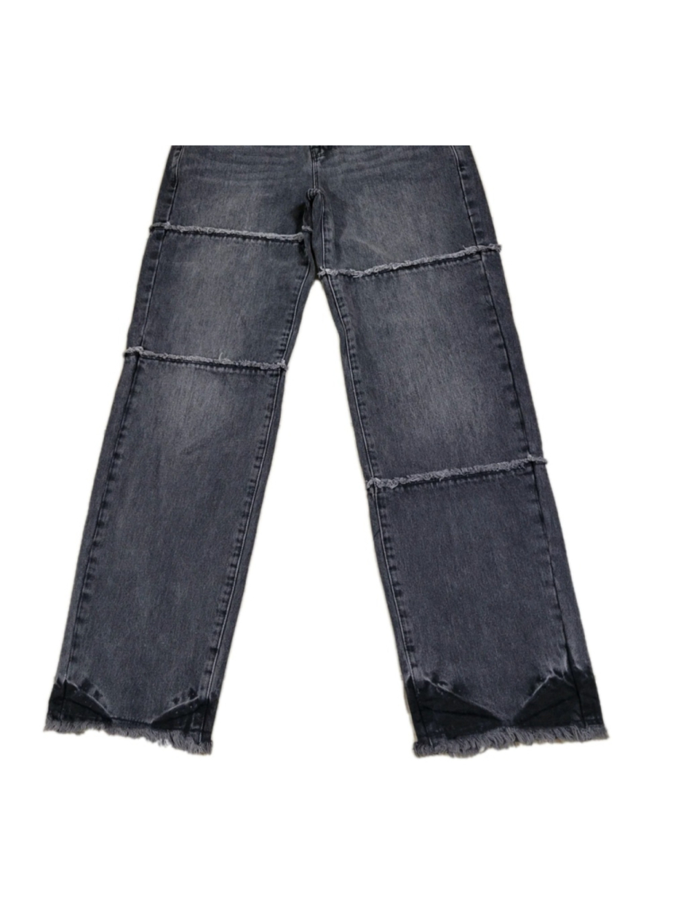 Good American Women's Straight Leg Fray Ankle Gray Jeans 2/26 Waist 26 Inseam 31 - Picture 6 of 11
